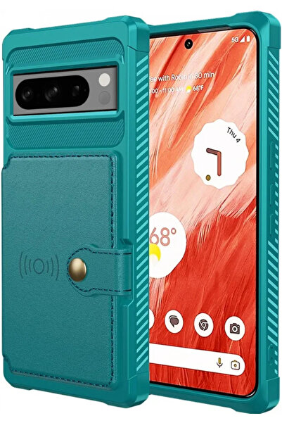 HappyCase 3 σε 1 - Θήκη Σιλικόνης με Ενσωματωμένο PU Πορτοφόλι - Google Pixel...