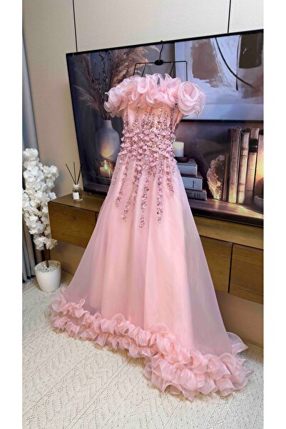To Be Pink Evening Dress Women Evening Gown