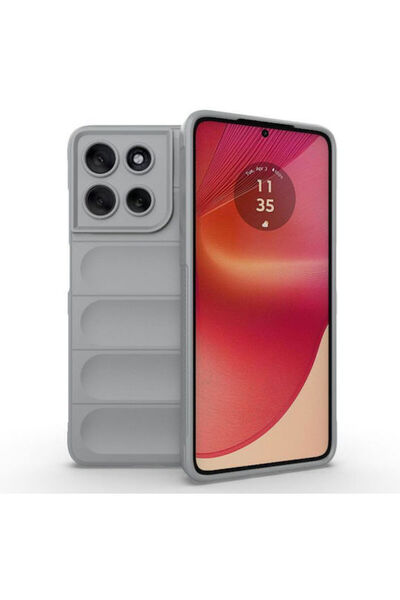OEM Μαγική Πίσω Θήκη Σιλικόνης Γκρι (Moto G56) Κωδικός: SE8576531R2166