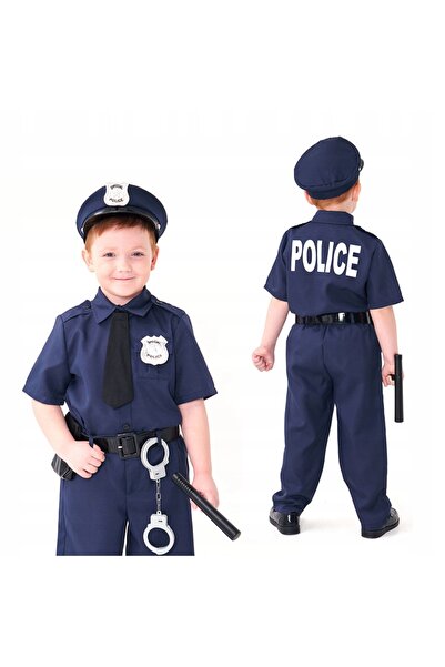 Korbi Set de costume de polițist pentru băieți, mărimea L