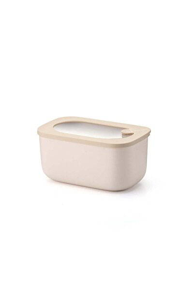 GUZZİNİ Cutie cu capac pentru depozitare, dreptunghiulara, 1450 ml, bej, Stor...
