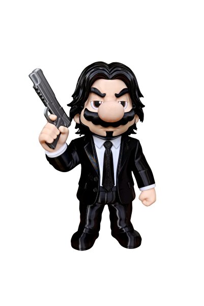 Eva Prints Figurina Mario John Wick 30 cm, model decorativ printat 3D in Roma...