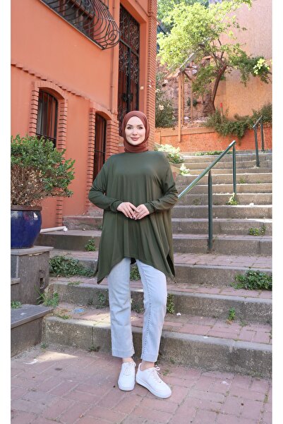 NİSUM MODA تونيك كاجوال بفتحات جانبية