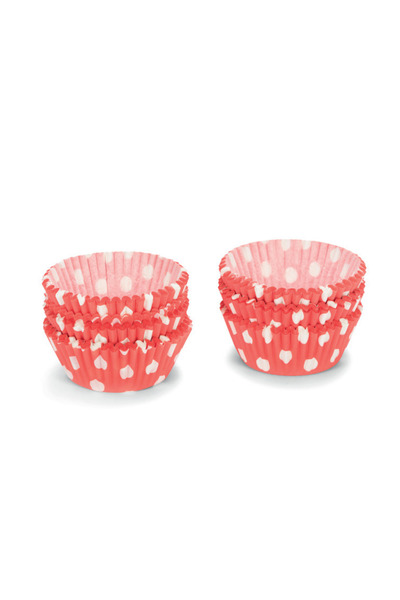 Patisse Set 200 hartii de copt pentru briose, 3 cm, rosii -