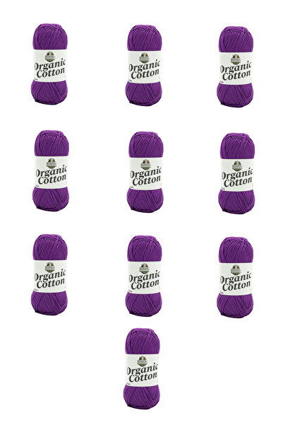 Etrofil 10 Pieces of Organic Cotton (76152) Noble Purple 100% Organic Cotton ...