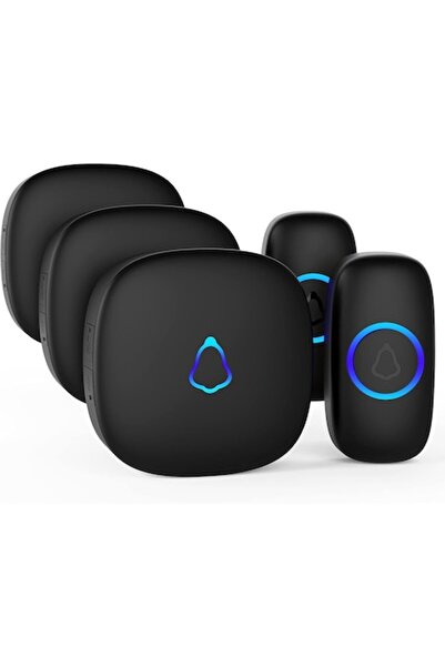 OEM Sonerie wireless SECRUI cu 3 receptoare și 2 butoane de apel, instalare u...