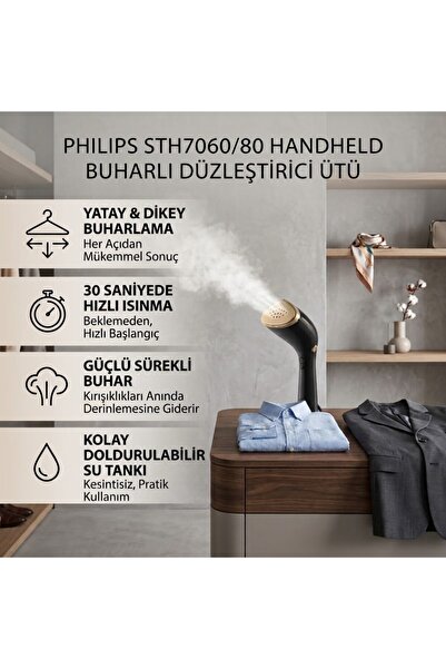 Philips STH7060/80 Buharlı Düzleştirici