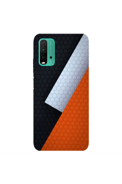 Other Xiaomi Redmi 9T Coated hexagon Transparent Silicone TPU Θήκη