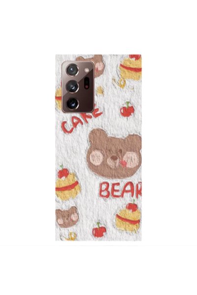 Other Samsung Note 20 Ultra Cake Bear Transparent Silicone TPU Θήκη