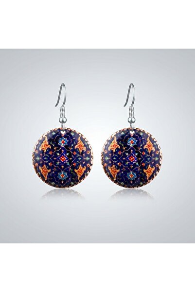 Erol Bakır New Series 1904 Bijouterie Earrings 100% Handmade Copper