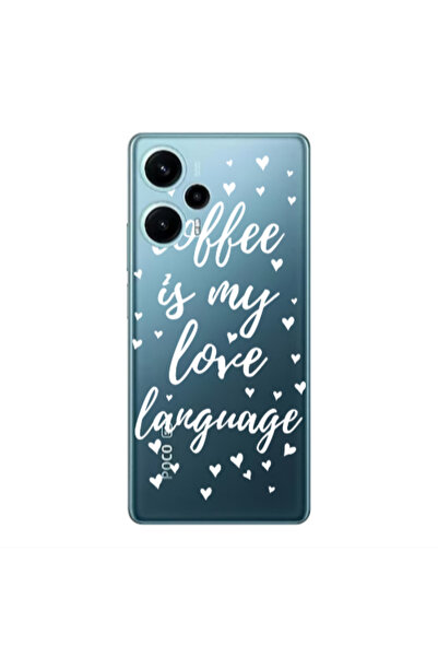 Other Xiaomi Poco F5 Coffe is my love language Transparent Silicone TPU Θήκη