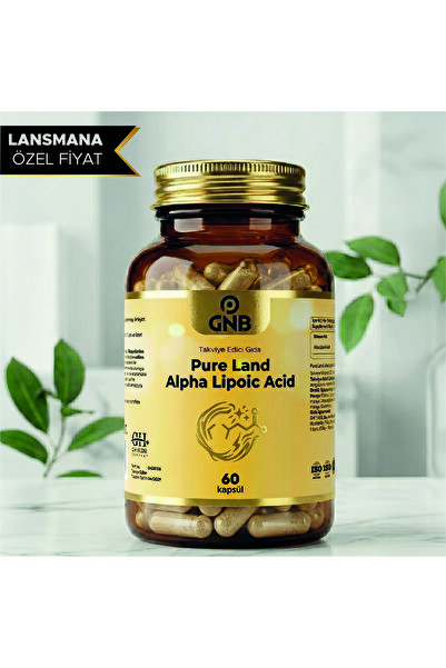 GNB Pure Land Alpha Lipoic acid- 600 mg alfa lipoic asit 60 Kapsül