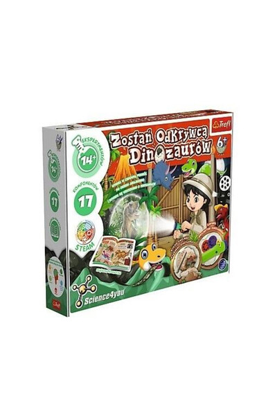 Trefl Set științific Science4you - Devino un explorator de dinozauri