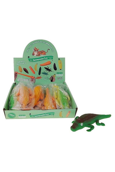 adar Jucarie senzoriala Gniotek Crocodil, antistres, moale, pentru copii 3+, ...