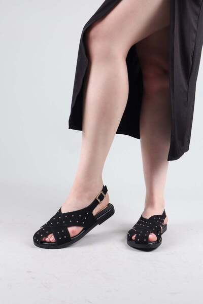 Birikon Ceska Mini Trocley Closed Toe Sandals Black