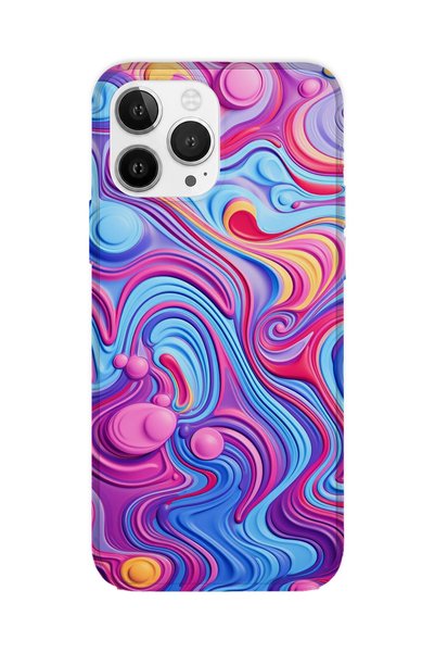 lelia حافظة هاتف شفافة مطبوعة متوافقة مع iPhone 12 Pro |   مجموعة كولور ويف ف...
