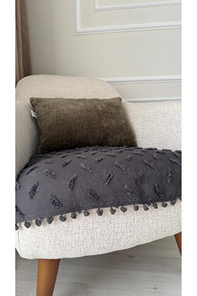 Hisar Home Bohemian Tasseled Pompom Sofa Cover 75X90, I Will Sell This Produc...
