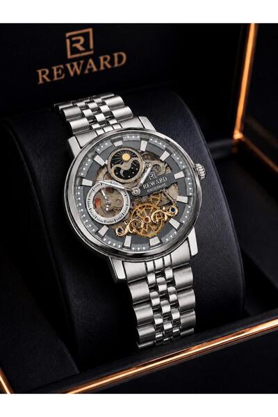 Reward Automatic Special Premium Series Men's Watch Steel Band 5 Atm Water Re...