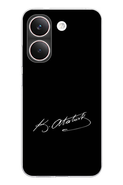 TechTree POCO X8 PRO Uyumlu Atanın İzi İmza Baskılı Silikon Kılıf
