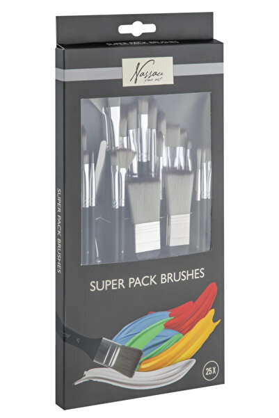 Nassau Set de 25 pensule super pack AR083600