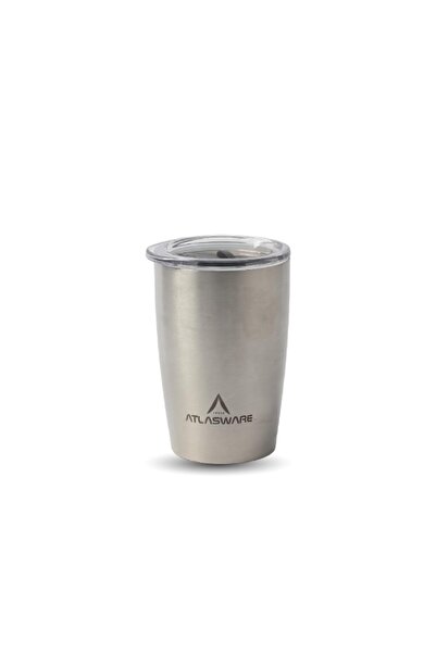 Atlasware Insulated Stainless Steel Tumbler 270ml, Double Wall Vacuum, Keeps ...