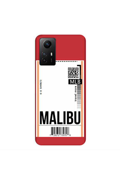 Other Xiaomi Redmi Note 12s Malibu Travel More Red Colored Silicone TPU Θήκη