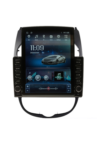 AUTONAV Navigație Android GPS dedicată Peugeot 206 2001-2008, Model XPERT, st...