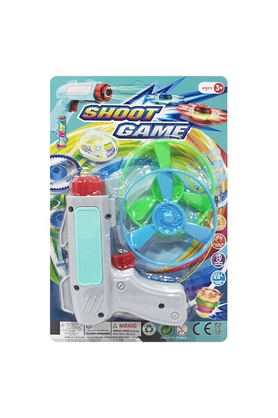ToyMarkt Σβούρες με Πιστόλι Εκτόξευσης σε Κάρτα 21x14x3εκ. 913431