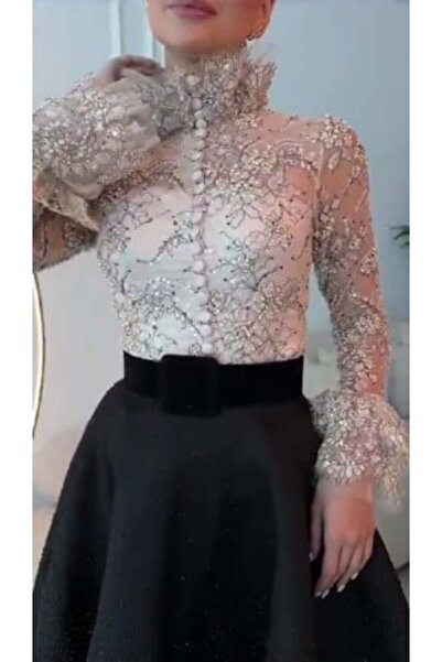 BASMA FASHION فستان سهره راقي مطرز