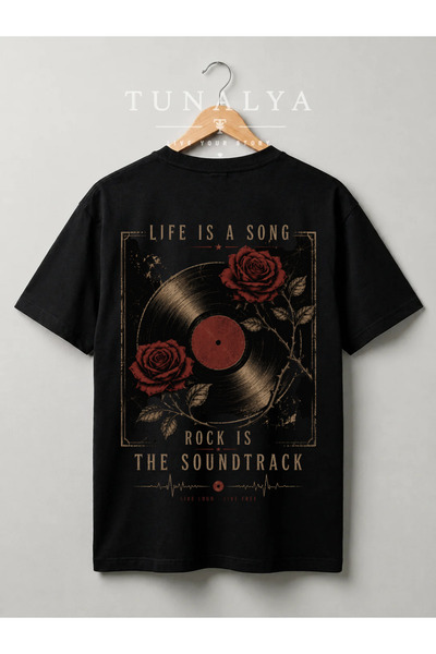 Grafftee Clothing Tunalya Rock Özgür Ronknroll Design Premium Printed Unisex ...
