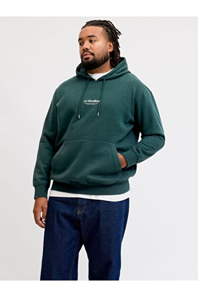 Jack & Jones Plus Kapuzenpullover Plus Size Gedruckt Kapuzenpullover