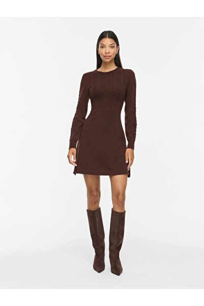 VILA Strickkleid VIKERRY Kurzes