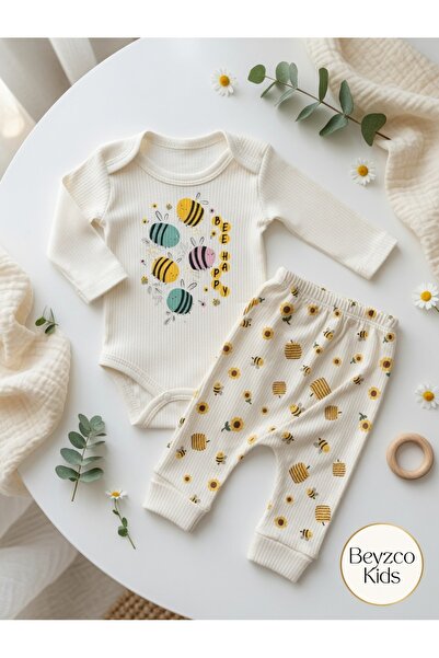 Generic Brand Baby Set with Bee, Top and Bottom