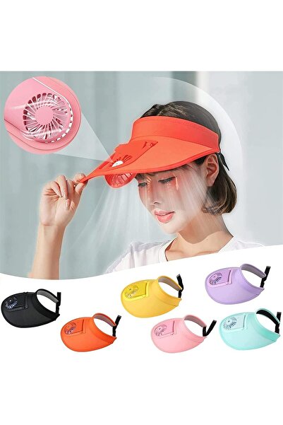 Generic New USB Charging Fan Hat with Cooling Fan, Three Gear Mediation Visor...