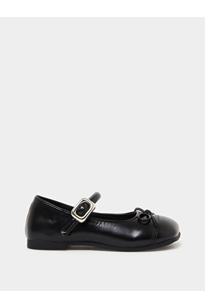 Styli Girls Bow Detail Ballerina Shoes