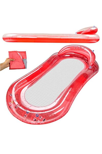 BESTWAY Saltea gonflabilă de apă pentru piscină cu plasă, roșu, 43103