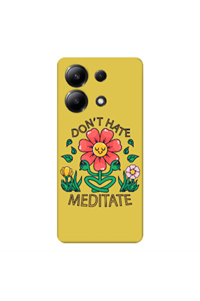 Other Xiaomi Redmi Note 13 4G Meditate Yellow Colored Silicone TPU Θήκη