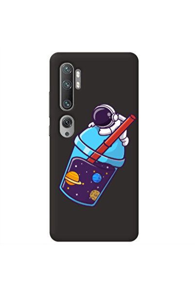 Other Xiaomi Mi Note 10 Pro Longing in space Black Colored Silicone TPU Θήκη
