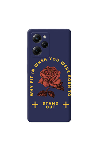 Other Xiaomi Poco X5 Pro Stand out Dark blue Colored Silicone TPU Θήκη