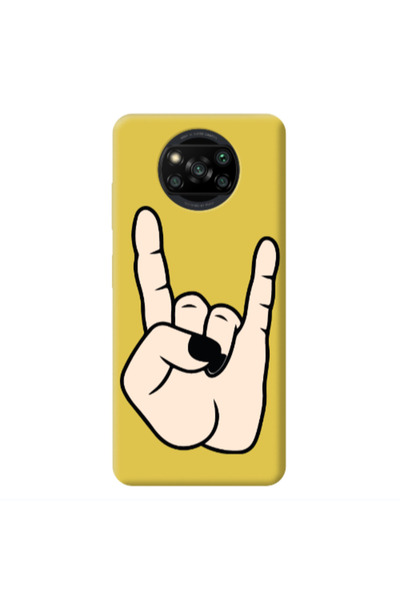 Other Xiaomi Poco X3 /X3 Pro Rock Yellow Colored Silicone TPU Θήκη