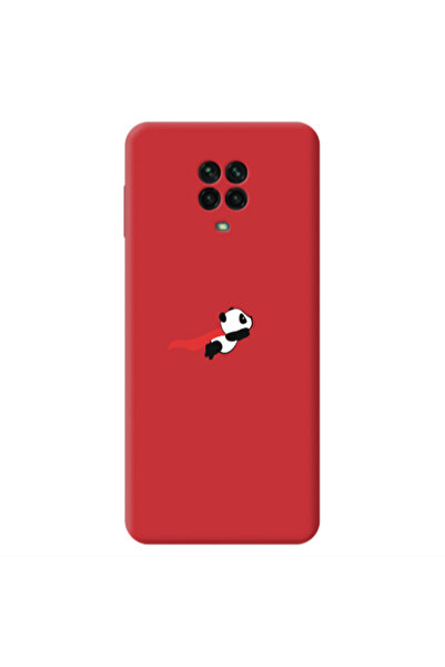 Other Xiaomi Redmi Note 9 Pro kite flying panda Red Colored Silicone TPU Θήκη