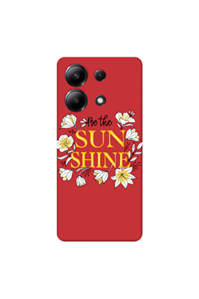 Other Xiaomi Redmi Note 13 4G Sun Shine Red Colored Silicone TPU Θήκη