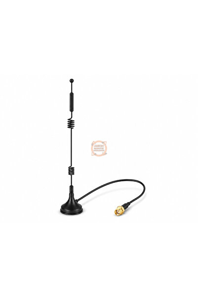 Meon Robotik Otomasyon 2.4G/5.8G 12dBi WiFi Anten SMA Erkek – Manyetik 26cm K...