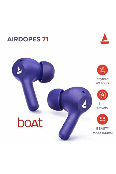 BOAT Airdopes 71 Wireless Earbuds with BEAST Mode & 40H Playtime