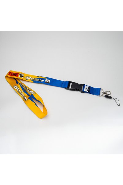 OEM Μπρελόκ Lanyard Spoon Sports Kίτρινο-Μπλέ