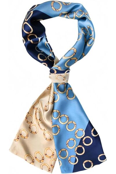 Arabest Neck Scarves,Satin Head Scarf,Lightweight Fashion,14x150cm,for Handba...
