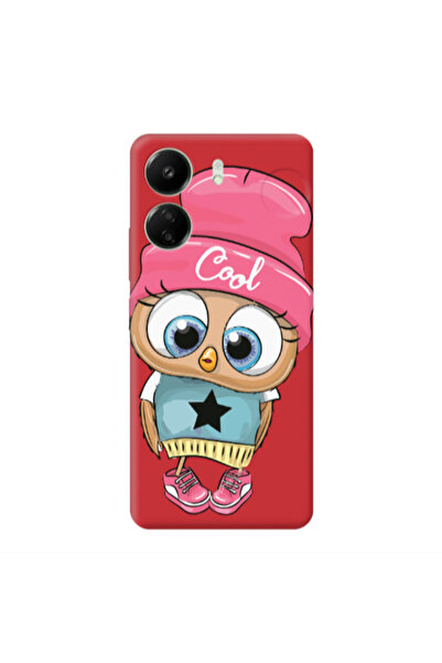 Other Xiaomi Redmi 13C Cool Star Red Colored Silicone TPU Θήκη