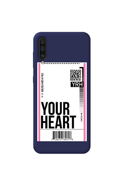 Other Samsung A70 Your Heart YRH Dark blue Colored Silicone TPU Θήκη
