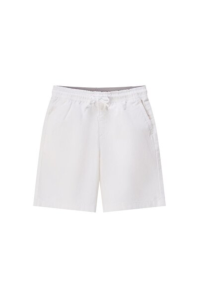 Giordano شورت قطني متوسط الارتفاع بخصر مطاطي مريح للصغار