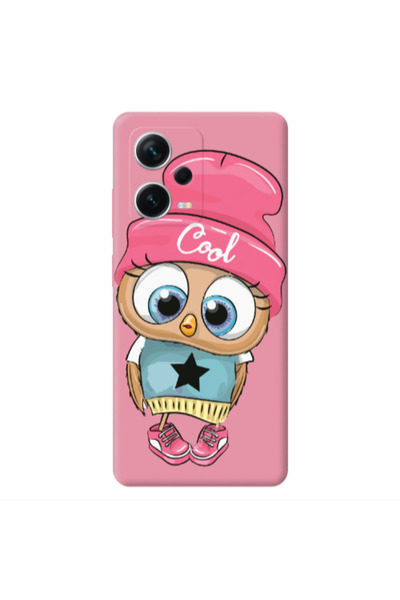 Other Xiaomi Poco X5 Cool Star Pink Colored Silicone TPU Θήκη